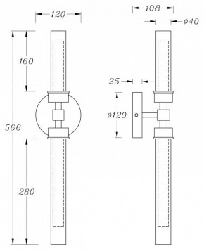 Бра Maytoni Stelo MOD116WL-L7BS3K в Тюмени - tumen.mebel24.online | фото 3