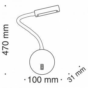 Бра Maytoni Stem C035WL-L3CH3K в Тюмени - tumen.mebel24.online | фото 6