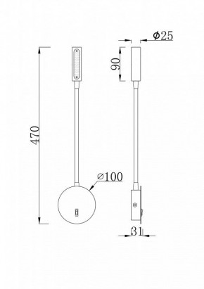 Бра Maytoni Stem C035WL-L3W3K в Тюмени - tumen.mebel24.online | фото 6