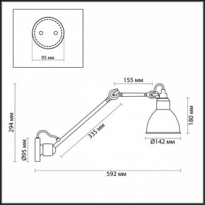 Бра Odeon Light Arta 4125/1WD в Тюмени - tumen.mebel24.online | фото 4