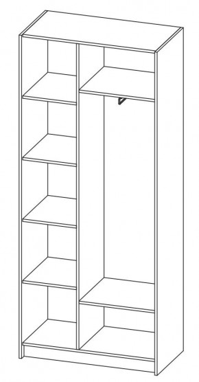 ДАРЬЯ Шкаф (Крафт серый/Крафт белый) гостиная в Тюмени - tumen.mebel24.online | фото 6