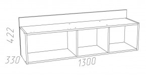 Детская Оливия Полка НМ 011.38-01 Х в Тюмени - tumen.mebel24.online | фото 3