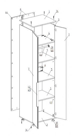 Детская "Лео" (модульная) в Тюмени - tumen.mebel24.online | фото 9