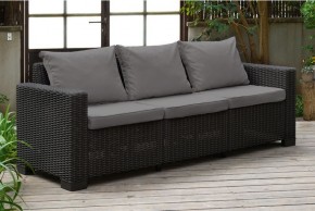 Диван Калифорния 3-х местный (California 3 Sofa), графит в Тюмени - tumen.mebel24.online | фото 1
