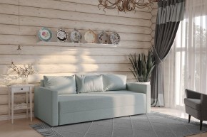 Диван-кровать Вало мятно-серый, ткань рогожка в Тюмени - tumen.mebel24.online | фото 2