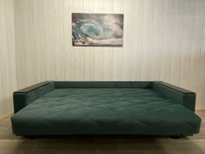 Диван Престиж-15 (НПБ+МДФ) велюр Sensey bottle green в Тюмени - tumen.mebel24.online | фото 4
