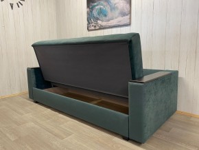 Диван Престиж-15 (НПБ+МДФ) велюр Sensey bottle green в Тюмени - tumen.mebel24.online | фото 5
