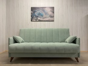 Диван Престиж-3 (НПБ) велюр Sensey mist green в Тюмени - tumen.mebel24.online | фото