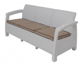 Диван Yalta Premium Sofa 3 Set (Ялта) белый (+подушки под спину) в Тюмени - tumen.mebel24.online | фото 1