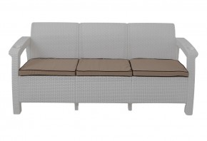 Диван Yalta Premium Sofa 3 Set (Ялта) белый (+подушки под спину) в Тюмени - tumen.mebel24.online | фото 2