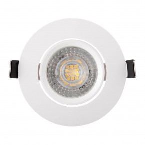 DK3020-WH Встраиваемый светильник, IP 20, 10 Вт, GU5.3, LED, белый, пластик в Тюмени - tumen.mebel24.online | фото 1