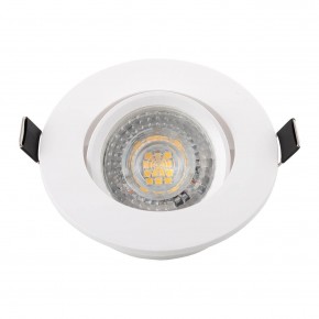 DK3020-WH Встраиваемый светильник, IP 20, 10 Вт, GU5.3, LED, белый, пластик в Тюмени - tumen.mebel24.online | фото 4