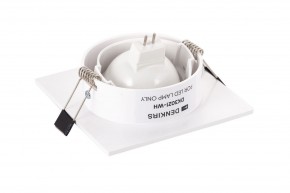 DK3021-WH Встраиваемый светильник, IP 20, 10 Вт, GU5.3, LED, белый, пластик в Тюмени - tumen.mebel24.online | фото 3
