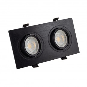 DK3022-BK Встраиваемый светильник, IP 20, 10 Вт, GU5.3, LED, черный, пластик в Тюмени - tumen.mebel24.online | фото 1