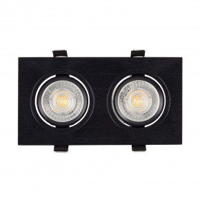 DK3022-BK Встраиваемый светильник, IP 20, 10 Вт, GU5.3, LED, черный, пластик в Тюмени - tumen.mebel24.online | фото 2