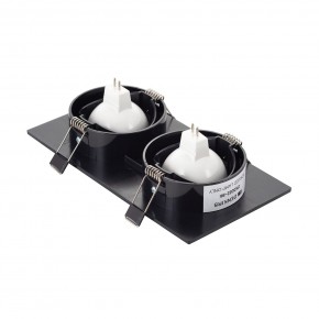 DK3022-BK Встраиваемый светильник, IP 20, 10 Вт, GU5.3, LED, черный, пластик в Тюмени - tumen.mebel24.online | фото 3
