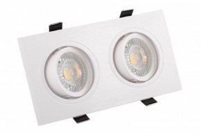 DK3022-WH Встраиваемый светильник, IP 20, 10 Вт, GU5.3, LED, белый, пластик в Тюмени - tumen.mebel24.online | фото 1