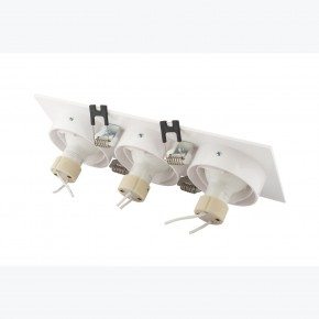 DK3023-WH Встраиваемый светильник, IP 20, 10 Вт, GU5.3, LED, белый, пластик в Тюмени - tumen.mebel24.online | фото 4