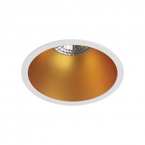 DK3026-WG Встраиваемый светильник, IP 20, 10 Вт, GU5.3, LED, белый/золотой, пластик в Тюмени - tumen.mebel24.online | фото 1
