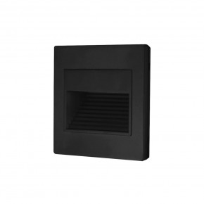 DK3050-BK Светильник встраиваемый в стену, IP 20, LED 3000, 1 Вт, черный пластик в Тюмени - tumen.mebel24.online | фото