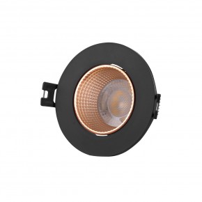DK3061-BBR Встраиваемый светильник, IP 20, 10 Вт, GU5.3, LED, черный/бронзовый, пластик в Тюмени - tumen.mebel24.online | фото 1