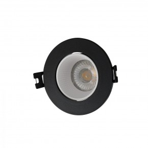 DK3061-BK+WH Встраиваемый светильник, IP 20, 10 Вт, GU5.3, LED, черный/белый, пластик в Тюмени - tumen.mebel24.online | фото 1