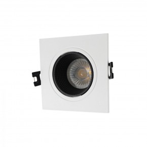 DK3071-WH+BK Встраиваемый светильник, IP 20, 10 Вт, GU5.3, LED, белый/черный, пластик в Тюмени - tumen.mebel24.online | фото