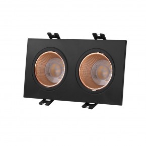 DK3072-BBR Встраиваемый светильник, IP 20, 10 Вт, GU5.3, LED, черный/бронзовый, пластик в Тюмени - tumen.mebel24.online | фото 1