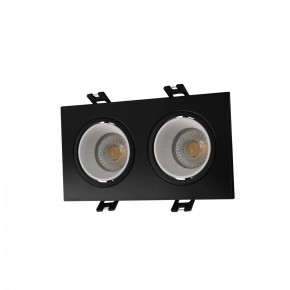 DK3072-BK+WH Встраиваемый светильник, IP 20, 10 Вт, GU5.3, LED, черный/белый, пластик в Тюмени - tumen.mebel24.online | фото 1