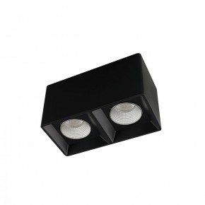 DK3085-BK+CH Светильник накладной IP 20, 10 Вт, GU5.3, LED, черный/хром, пластик в Тюмени - tumen.mebel24.online | фото 1