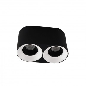 DK3096-BW+BK Светильник накладной IP 20, 10 Вт, GU5.3, LED, черно-белый/черный, пластик в Тюмени - tumen.mebel24.online | фото