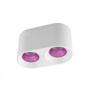 DK3096-WH+PI Светильник накладной IP 20, 10 Вт, GU5.3, LED, белый/розовый, пластик в Тюмени - tumen.mebel24.online | фото