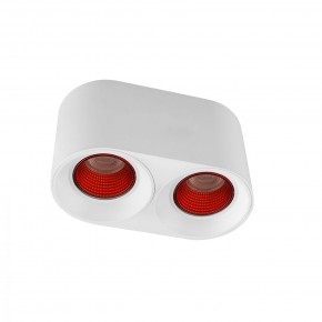 DK3096-WH+RD Светильник накладной IP 20, 10 Вт, GU5.3, LED, белый/красный, пластик в Тюмени - tumen.mebel24.online | фото 1