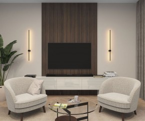 DK5014-BK Бра 1000 мм, 3000К, IP20, 12 Вт, черный, алюминий в Тюмени - tumen.mebel24.online | фото 4