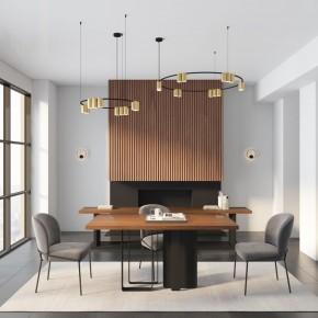 DK5060-BK+SG Бра ORBIT, IP20, 3000К, LED, 10 Вт, черный + сатинированное золото, алюминий в Тюмени - tumen.mebel24.online | фото 6