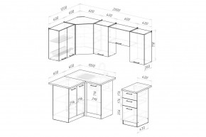 ДЮНА Кухонный гарнитур Оптима 5 (1200*2000 мм) в Тюмени - tumen.mebel24.online | фото 2