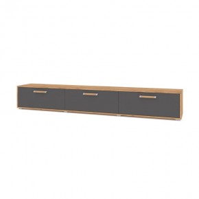 ФЛОРИДА Ф33 Тумба ТВ (дуб золотой/графит) в Тюмени - tumen.mebel24.online | фото