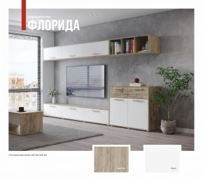ФЛОРИДА Гостиная (модульная) дуб серый/белый в Тюмени - tumen.mebel24.online | фото