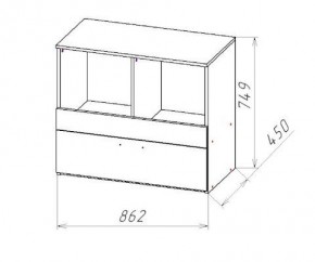 ГЕОМЕТРИЯ ГМТ.08 комод в Тюмени - tumen.mebel24.online | фото 2