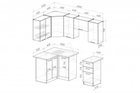 ГЛОРИЯ Кухонный гарнитур Оптима 5 (1200*2000 мм) в Тюмени - tumen.mebel24.online | фото 2