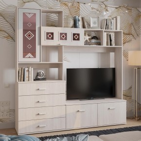 Гостиная Белла (модульная) ясень белый в Тюмени - tumen.mebel24.online | фото 15