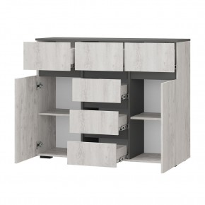 Гостиная Мрия (модульная) Бетон пайн светлый/Графит в Тюмени - tumen.mebel24.online | фото 14