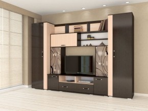 Гостиная Оскар-18-2 венге-дуб молочный в Тюмени - tumen.mebel24.online | фото