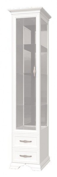ГРАЦИЯ Шкаф с витриной 1 дв. 3 стекла в Тюмени - tumen.mebel24.online | фото