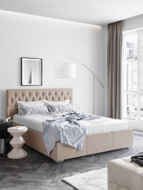 Интерьерная Кровать Октавия Бежевый 1400x2000 в Тюмени - tumen.mebel24.online | фото