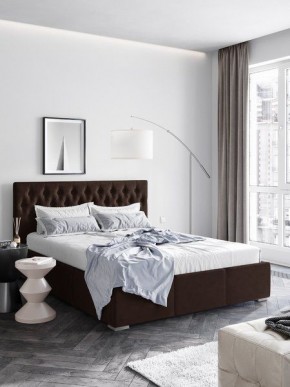 Интерьерная Кровать Октавия Коричневый  1400x2000 в Тюмени - tumen.mebel24.online | фото