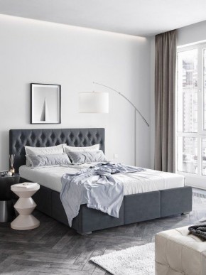 Интерьерная Кровать Октавия Серый 1400x2000 в Тюмени - tumen.mebel24.online | фото