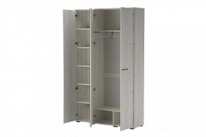ИТАЛИЯ ШК-1300 Шкаф 3дв с зеркалом (дуб крафт белый) в Тюмени - tumen.mebel24.online | фото 2