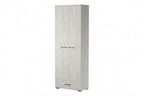 ИТАЛИЯ ШК1Я-800 Шкаф 2дв, 1ящ (дуб крафт белый) в Тюмени - tumen.mebel24.online | фото