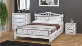 КАРИНА-5 Кровать из массива 1600 с 2-мя ящиками в Тюмени - tumen.mebel24.online | фото 1